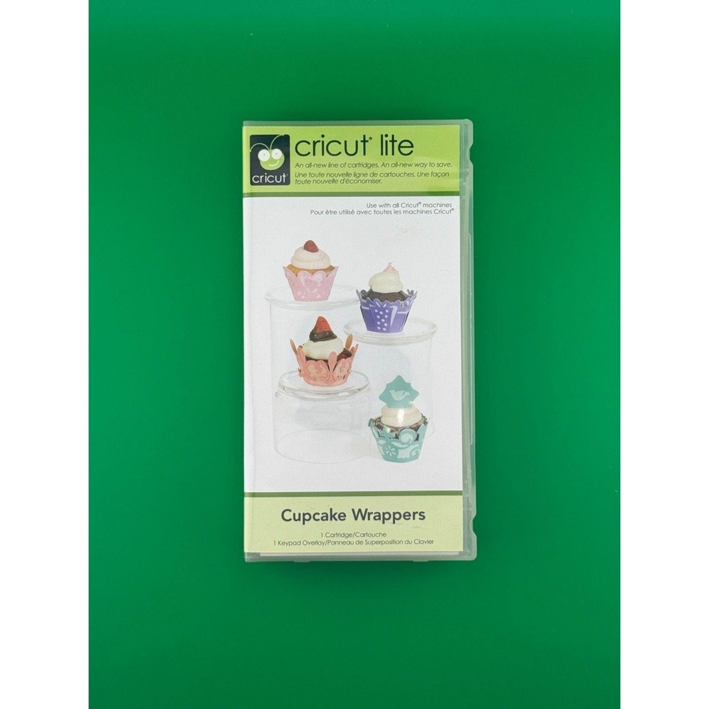 Cricut lite Cartridge ~ CUPCAKE WRAPPERS ~ 2000157 ~ Used